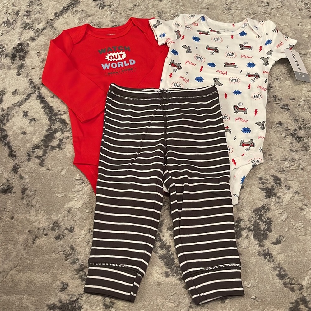 Boys 9 Months Carter’s Onesie Set
